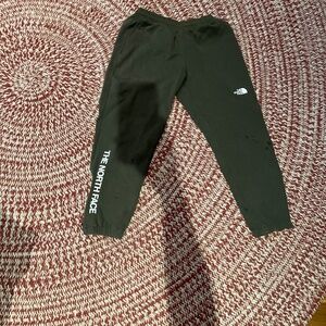 Green North Face Sweatpants